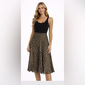 ZARA Viral Bloggers Favourite Animal Print Skirt